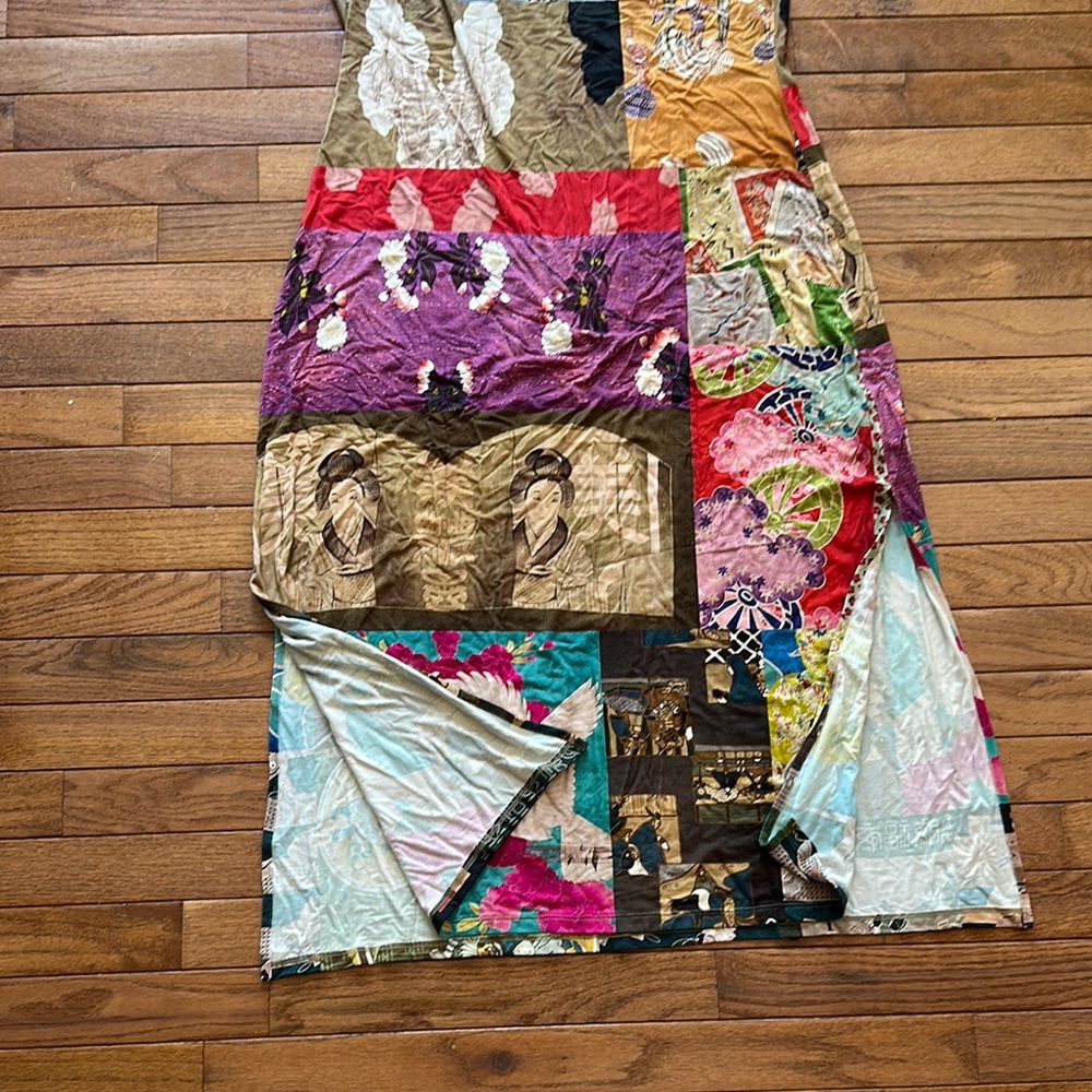 Johnny Was Colorful Patchwork Sleeveless Dress - Picture 6 of 12